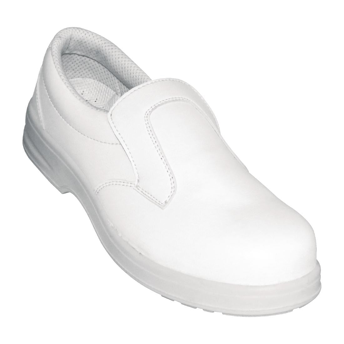 Lites Unisex Safety Slip On White Size 37