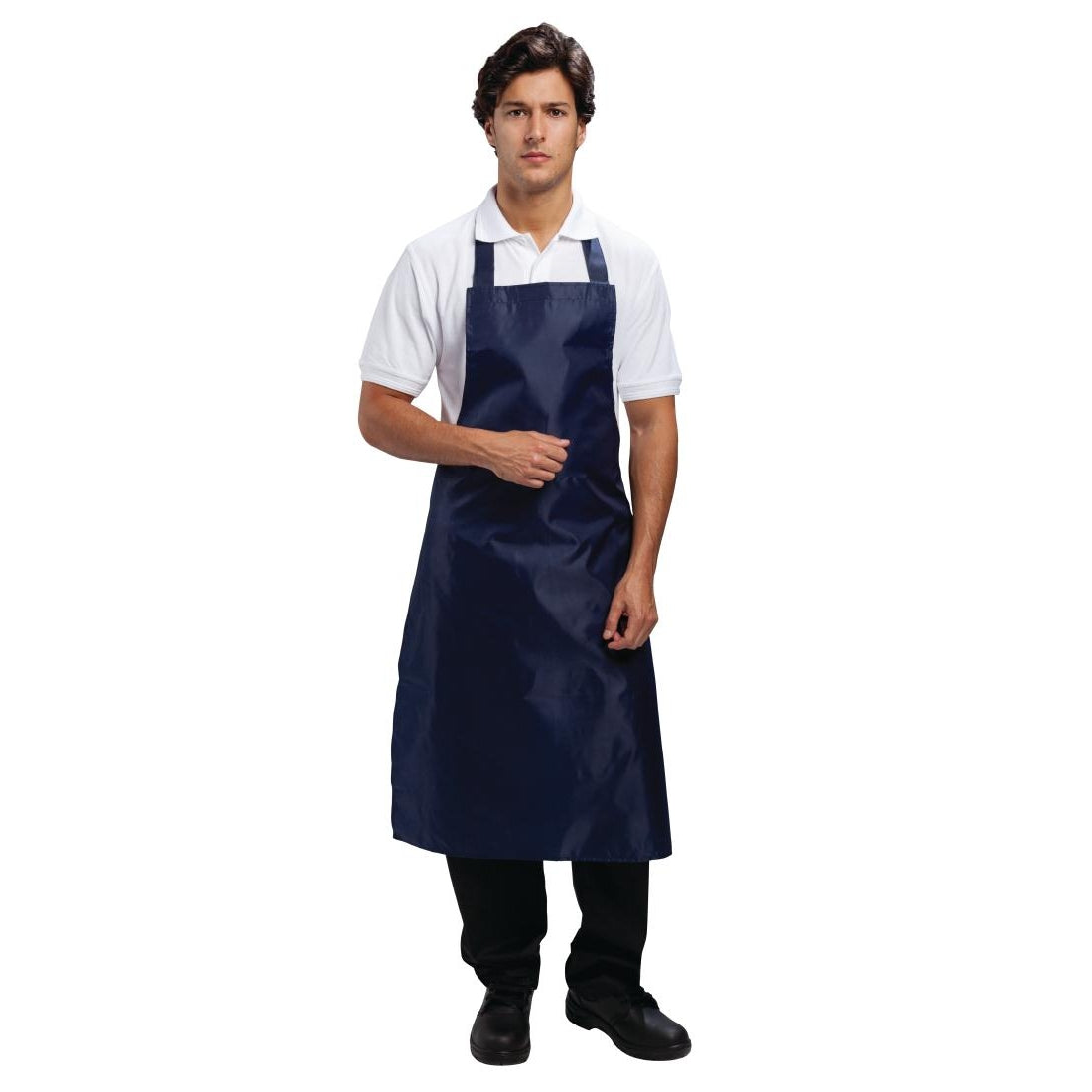 Whites Light Duty Water Resistant Bib Apron Blue