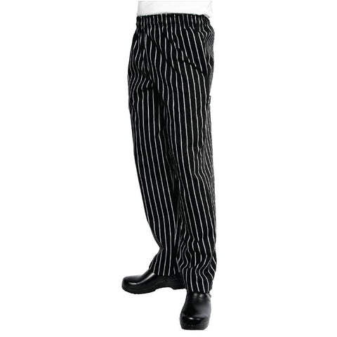 Chef Works Designer Baggy Pant Chalk Stripe M