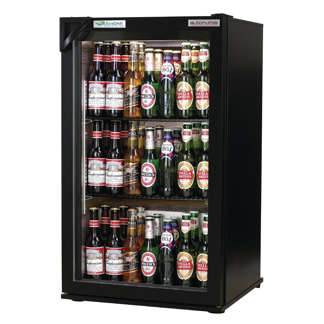 Autonumis EcoChill 1 Door Back Bar Cooler Black A209186