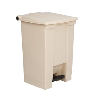 Rubbermaid Step On Pedal Bin Beige 45.5Ltr