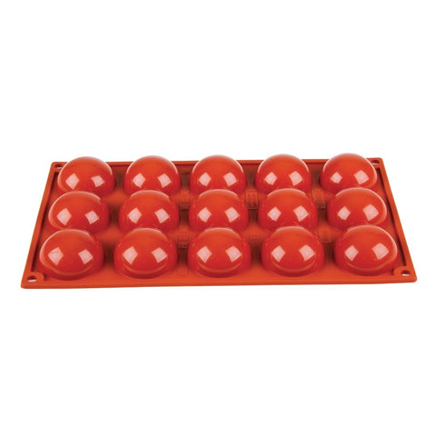 Pavoni Formaflex Silicone Half Sphere Mould 15 Cup