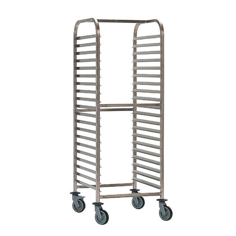 Matfer Bourgeat Double Gastronorm Racking Trolley 15 Shelves