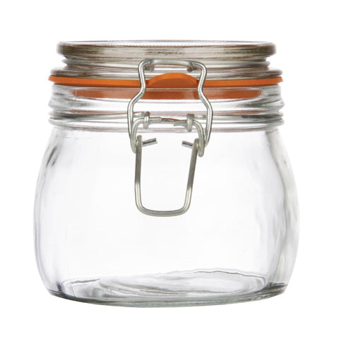 Vogue Clip Top Preserve Jar 500ml