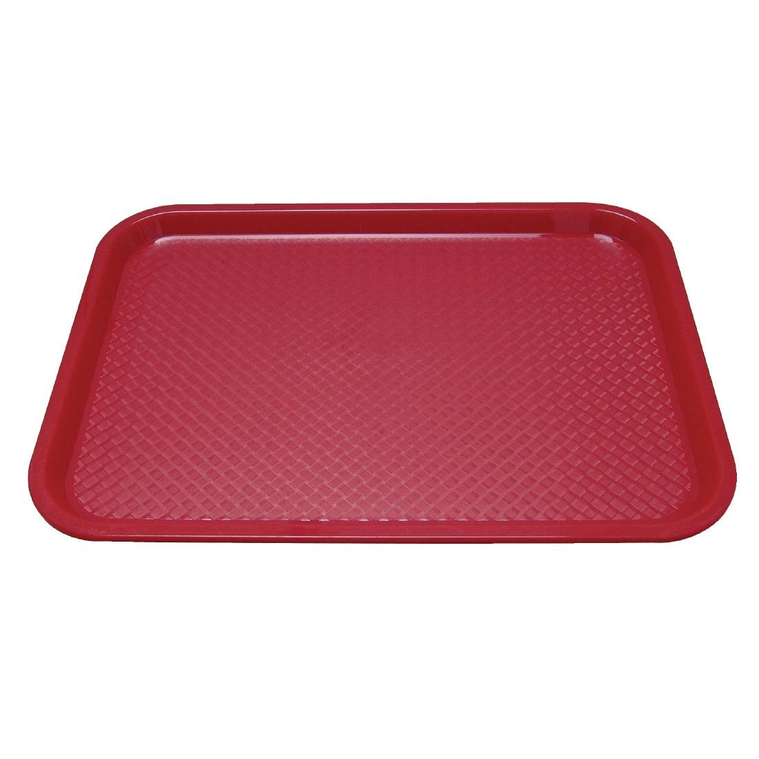 Olympia Kristallon Polypropylene Fast Food Tray Red Medium 415mm