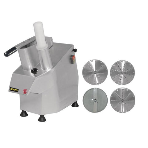 Buffalo Continuous Veg Prep Machine with 4 Discs