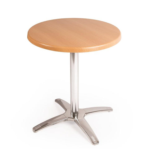 Special Offer Bolero Round Beech Table Top and Base Combo