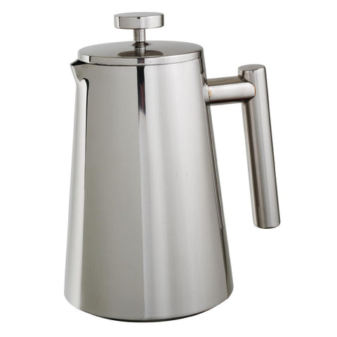 Olympia Insulated Art Deco Stainless Steel Cafetiere 6 Cup