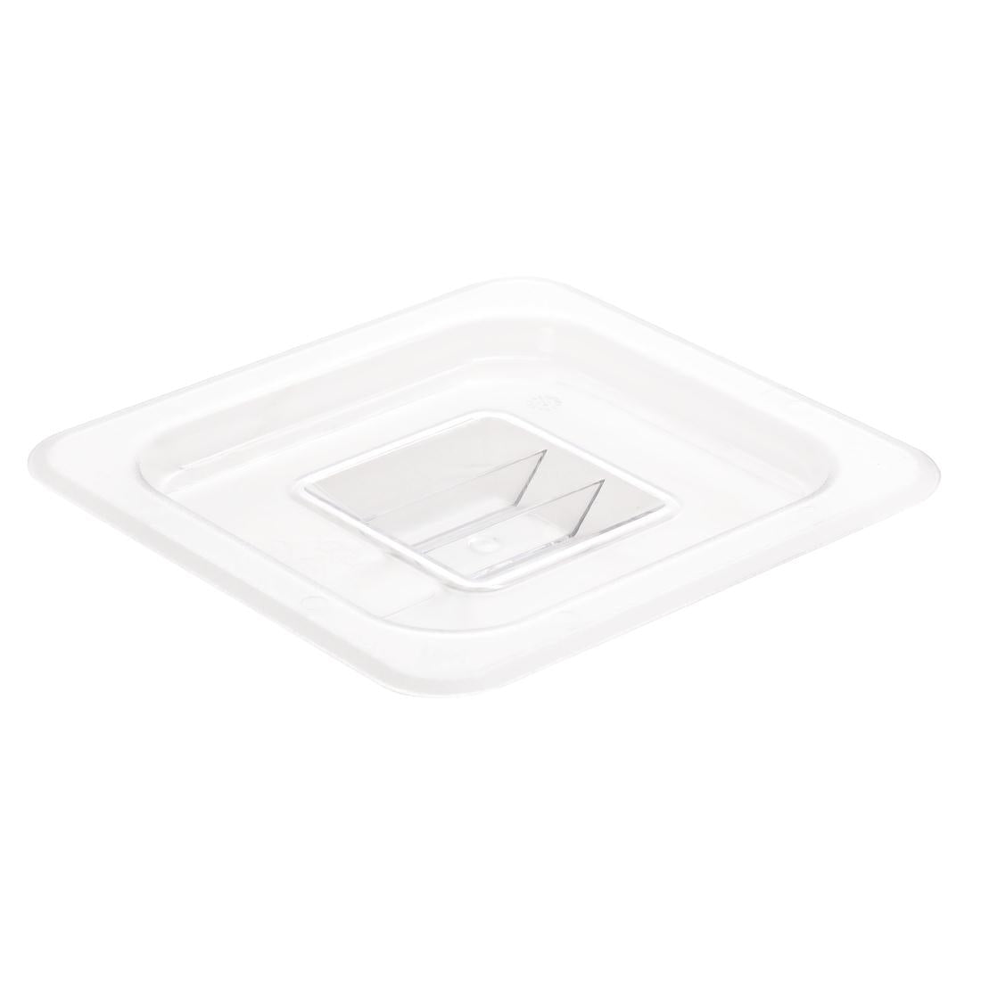 Vogue Polycarbonate 1/6 Gastronorm Lid Clear