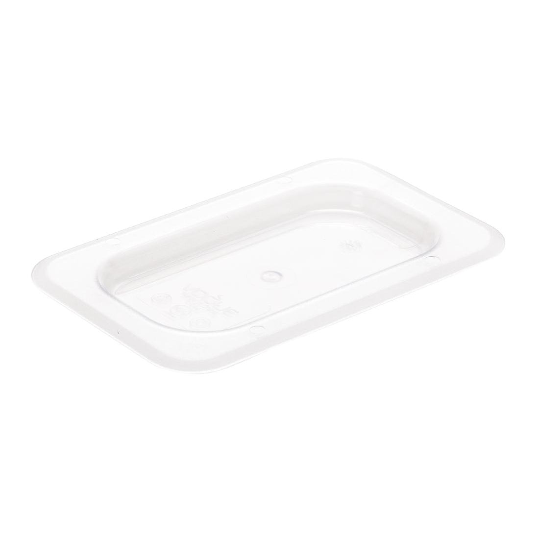 Vogue Polycarbonate 1/9 Gastronorm Lid Clear