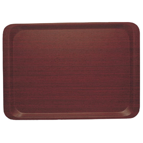 Cambro Capri Laminate Canteen Tray Mahogany 460mm