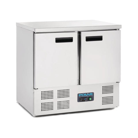 Polar G-Series Double Door Counter Fridge 240Ltr