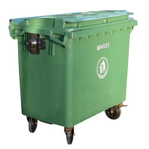 Flat Top Lid Wheelie Bin