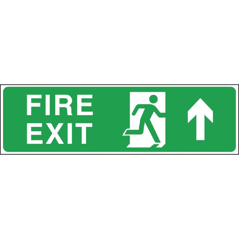 Fire Exit Sign Arrow Up