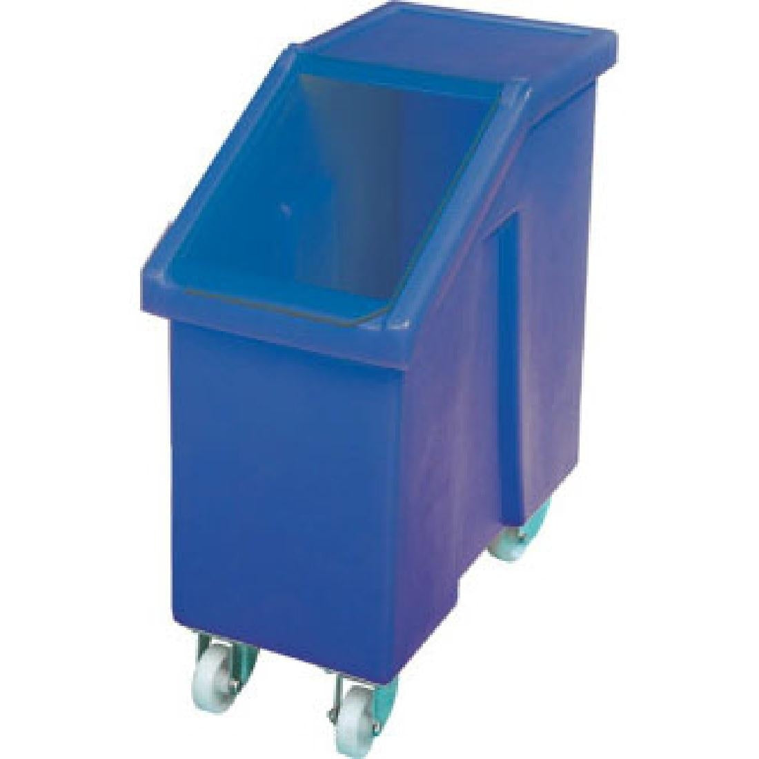 Mobile Ingredient Bin 65Ltr Blue