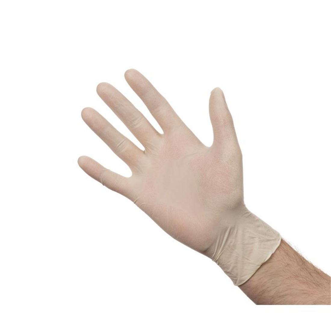 Powder-Free Latex Gloves Clear Large (Pack of 100)