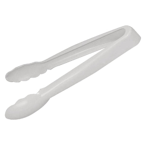 Vogue White Tongs 12"