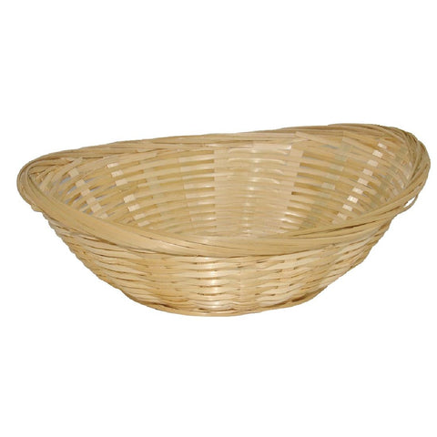 Wicker Oval Bread Basket (Pack of 6)