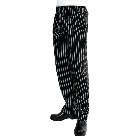 Chef Works Designer Baggy Pant Chalk Stripe 3XL