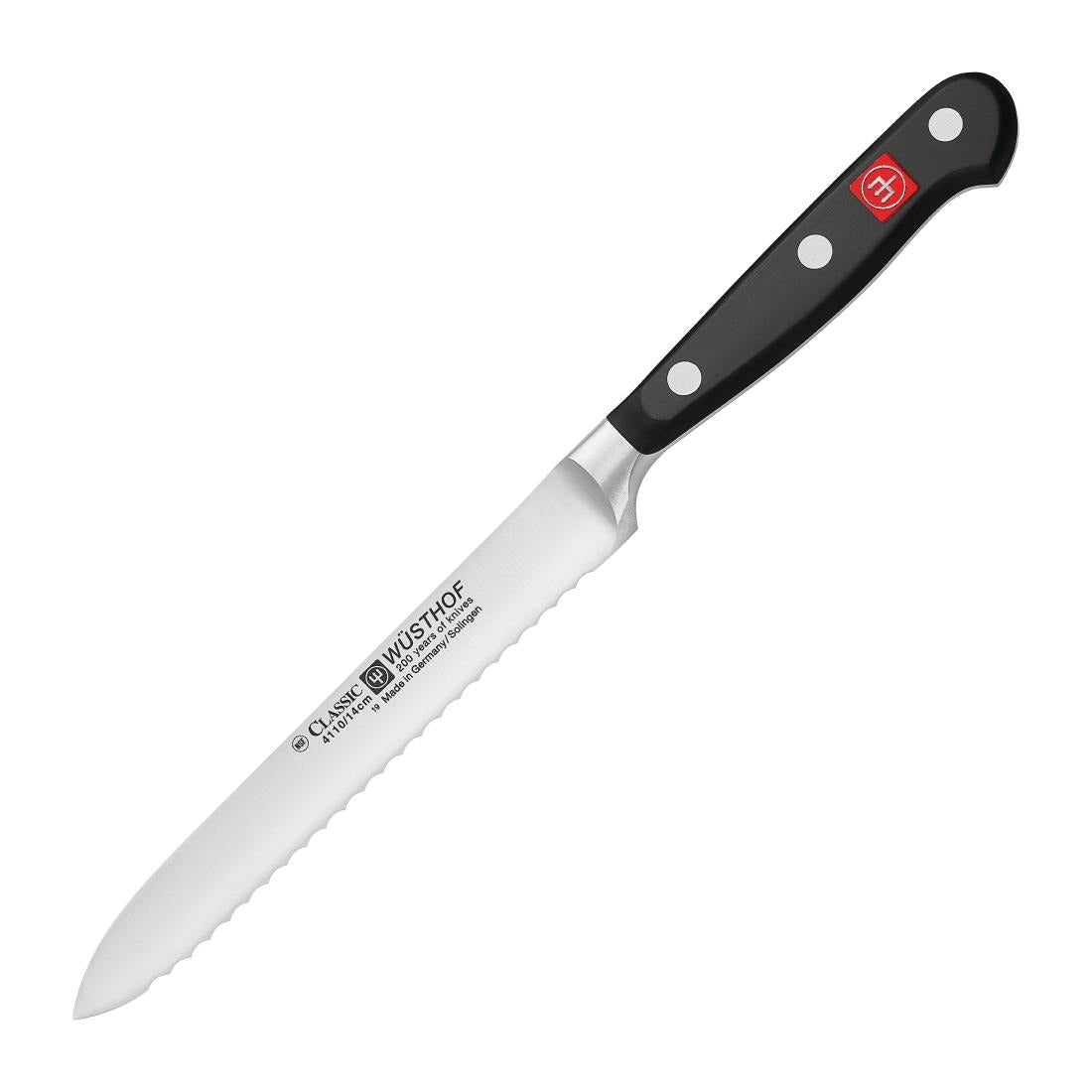 Wusthof Classic Serrated Utility Knife 5"