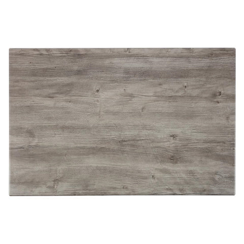 Werzalit Rectangular 1100x700mm Table Top Ponderosa Grey