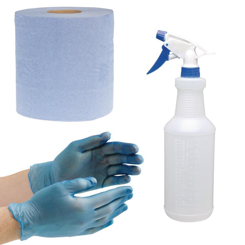 Vogue Cleaning Set Blue