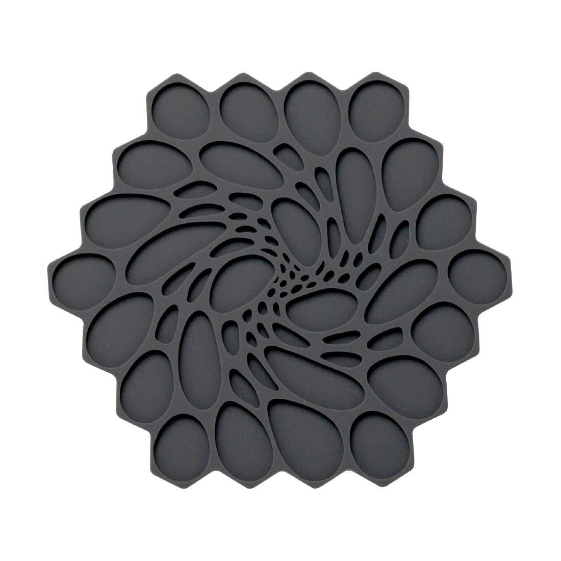 Steelite Modern Twist Trivet Graphite Hive 178mm (Box 6)(Direct)